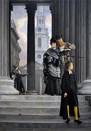 London Visitors | Joseph Tissot | Gemälde Reproduktion