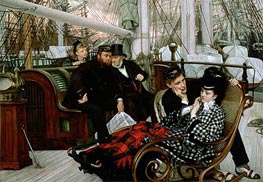 The Last Evening, 1873 by Joseph Tissot | Painting Reproduction