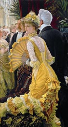 The Ball, c.1885 by Joseph Tissot | Painting Reproduction