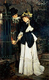 Les Adieux, 1871 by Joseph Tissot | Painting Reproduction