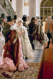 The Woman of Fashion (La Mondaine), c.1883/85 by Joseph Tissot | Painting Reproduction