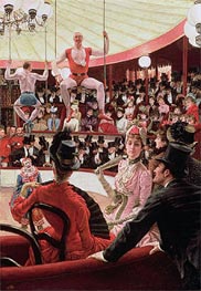 Women of Paris - The Circus Lover (The Sporting Women), 1885 by Joseph Tissot | Painting Reproduction