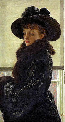 Mavourneen (Portrait of Kathleen Newton), 1877 | Joseph Tissot | Gemälde Reproduktion