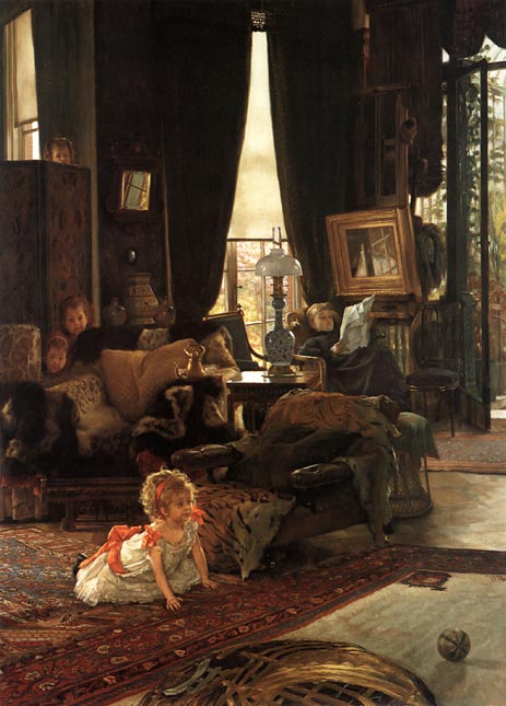 Versteck spiel, c.1880/82 | Joseph Tissot | Gemälde Reproduktion
