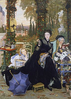 A Widow, 1868 | Joseph Tissot | Gemälde Reproduktion