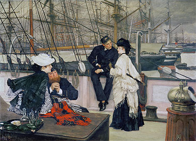 The Captain and the Mate | Joseph Tissot | Painting Reproduction