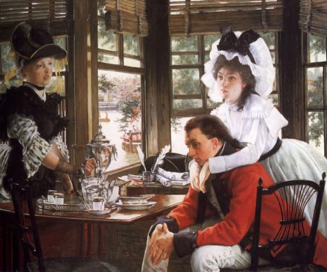 Bad News, The Parting, 1872 | Joseph Tissot | Gemälde Reproduktion