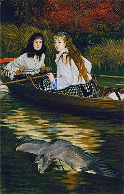 On the Thames - A Heron, c.1871/72 | Joseph Tissot | Painting Reproduction