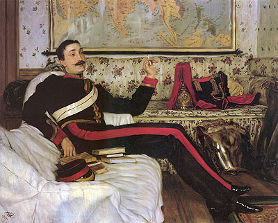 Captain Frederick Gustavus Burnaby | Joseph Tissot | Painting Reproduction