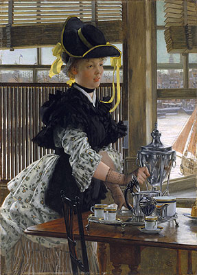 Tea Time | Joseph Tissot | Painting Reproduction