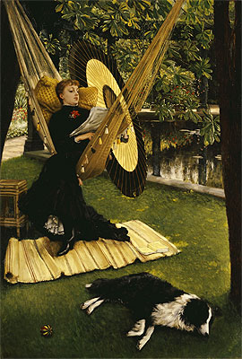 The Hammock, undated | Joseph Tissot | Gemälde Reproduktion