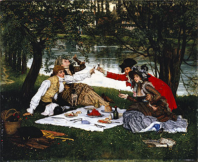 Partie Carree | Joseph Tissot | Painting Reproduction