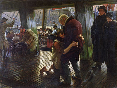 The Prodigal Son in Modern Life (The Return), 1880 | Joseph Tissot | Gemälde Reproduktion