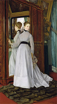 L'Armoire, 1867 | Joseph Tissot | Gemälde Reproduktion