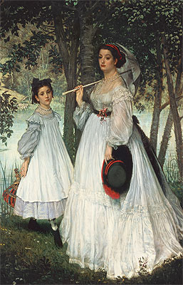 The Two Sisters, 1863 | Joseph Tissot | Gemälde Reproduktion