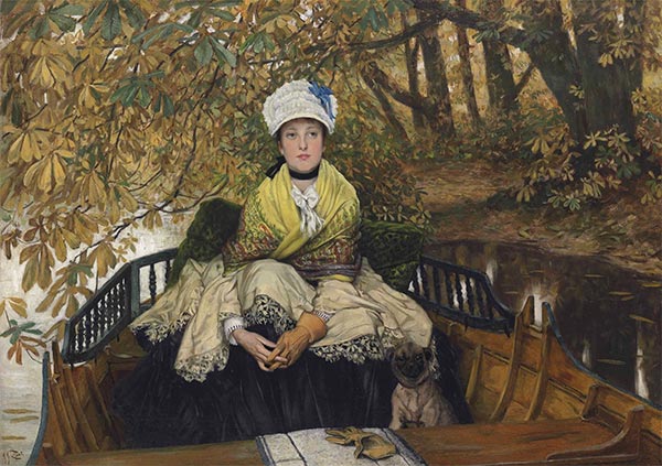 Warten, c.1873 | Joseph Tissot | Gemälde Reproduktion