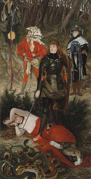 Triumph des Willens - Die Herausforderung, c.1877 | Joseph Tissot | Gemälde Reproduktion