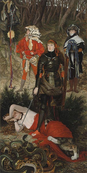 Triumph des Willens - die Herausforderung | Joseph Tissot | Gemälde Reproduktion