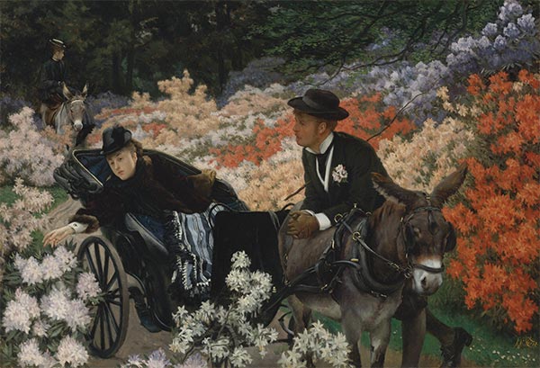 Die morgendliche Fahrt, c.1898 | Joseph Tissot | Gemälde Reproduktion