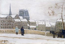 Notre-Dame, Paris, c.1901/02 by James Wilson Morrice | Painting Reproduction