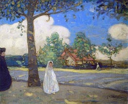 The Communicant, c.1910 by James Wilson Morrice | Painting Reproduction