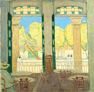 Café el Pasaje, Havana, c.1915/19 by James Wilson Morrice | Painting Reproduction