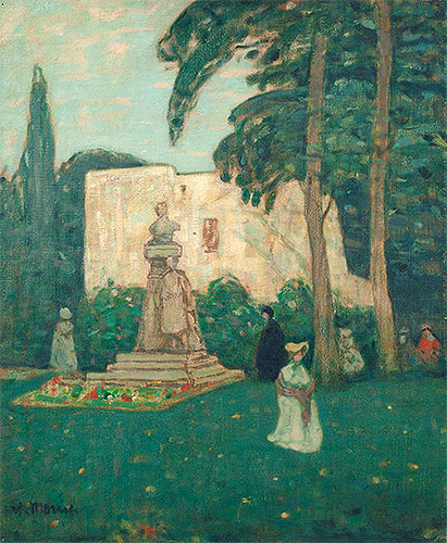 Avignon, The Garden, n.d. by James Wilson Morrice | Painting Reproduction