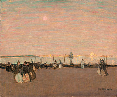 Evening Stroll, Venice, n.d. by James Wilson Morrice | Painting Reproduction