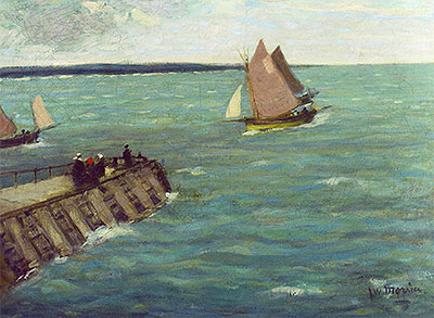 Sailing Boats, n.d. by James Wilson Morrice | Painting Reproduction