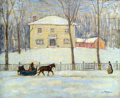 The Old Holton House, Montreal, c.1908/09 by James Wilson Morrice | Painting Reproduction