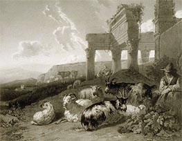 The Goatherd, undated von Jan Baptist Weenix | Gemälde-Reproduktion