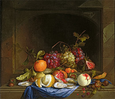 Still Life of Fruit, Undated | de Heem | Gemälde Reproduktion