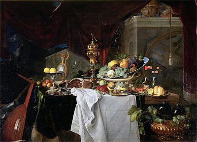 Still Life of Dessert, 1640 | Jan Davidsz de Heem