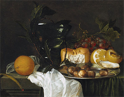 Still Life with a Roemer, n.d. | Jan Davidsz de Heem | Painting Reproduction