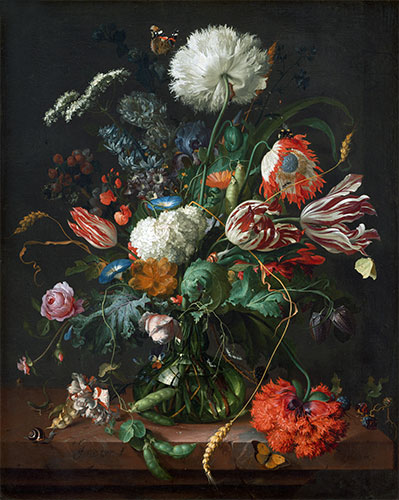Vase of Flowers | Jan Davidsz de Heem | Painting Reproduction