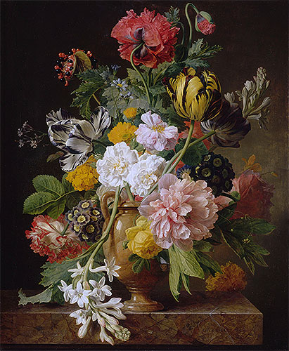 The Broken Tuberose, 1807 | van Dael | Painting Reproduction