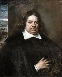 Portrait of a Man, c.1650 von Jan Lievens | Gemälde-Reproduktion