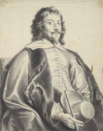 Portrait of Nicholas Lanier, n.d. von Jan Lievens | Gemälde-Reproduktion
