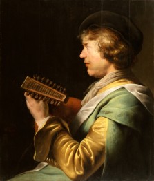 Lute Player, 1629 by Jan Lievens | Painting Reproduction