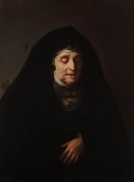 Portrait Of An Aged Woman In Oriental Costume, c.1729/39 by Jan Lievens | Painting Reproduction