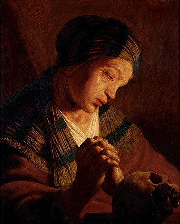 St. Mary Magdalene at Prayer, n.d. by Jan Lievens | Painting Reproduction
