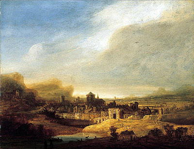 Panoramic Landscape, 1640 by Jan Lievens | Painting Reproduction