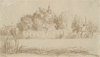 View of a Village, n.d. by Jan Lievens | Painting Reproduction