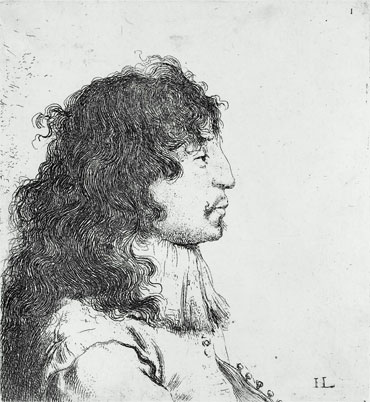 Portrait of a Man (Self Portrait), n.d. | Jan Lievens | Gemälde Reproduktion