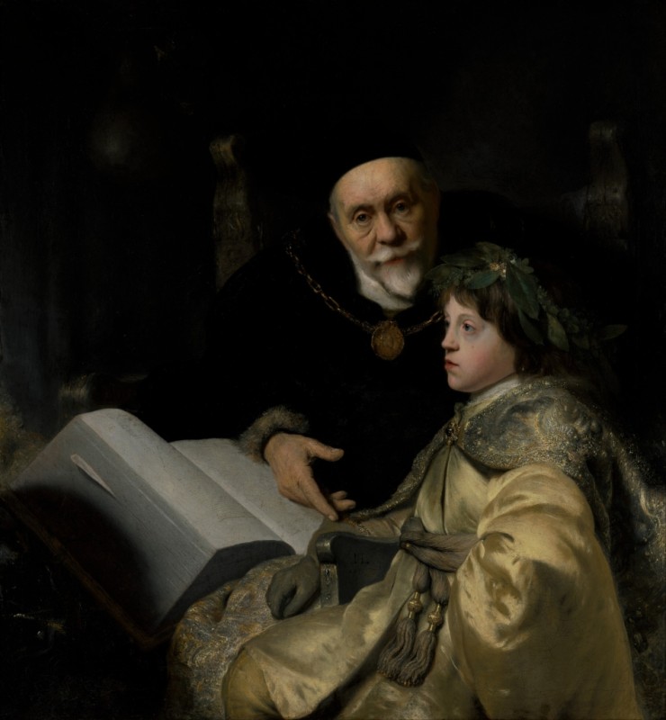 Prince Charles Louis of the Palatinate with His Tutor Wolrad von Plessen in Historical Dress, 1631 | Jan Lievens