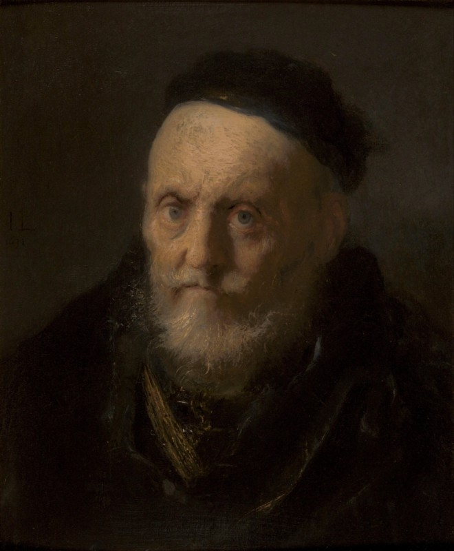 Jan Lievens | A Bearded Old Man Wearing a Beret, 1631 A Bearded Old Man Wearing a Beret, 1631 | Jan Lievens