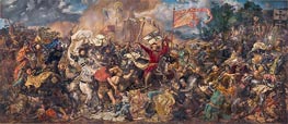 Schlacht bei Grunwald, 1878 von Jan Matejko | Gemälde-Reproduktion