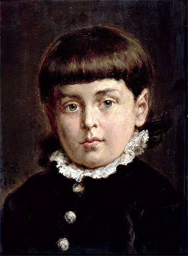 Portrait of a Young Boy, 1883 | Jan Matejko | Gemälde Reproduktion