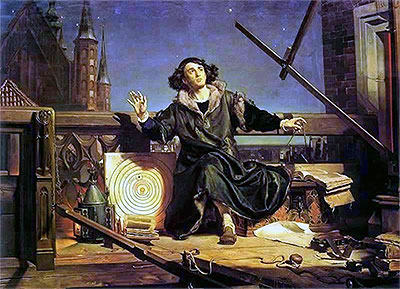 Astronomer Copernicus (Conversation with God), 1872 | Jan Matejko | Painting Reproduction