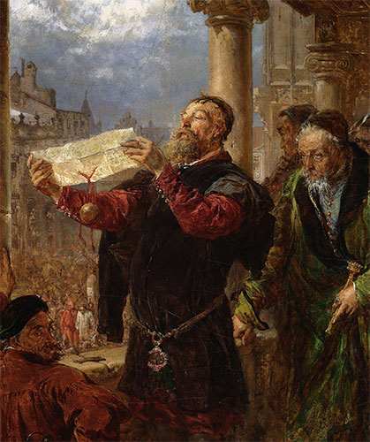 Urteil über Matejka, 1867 | Jan Matejko | Gemälde Reproduktion